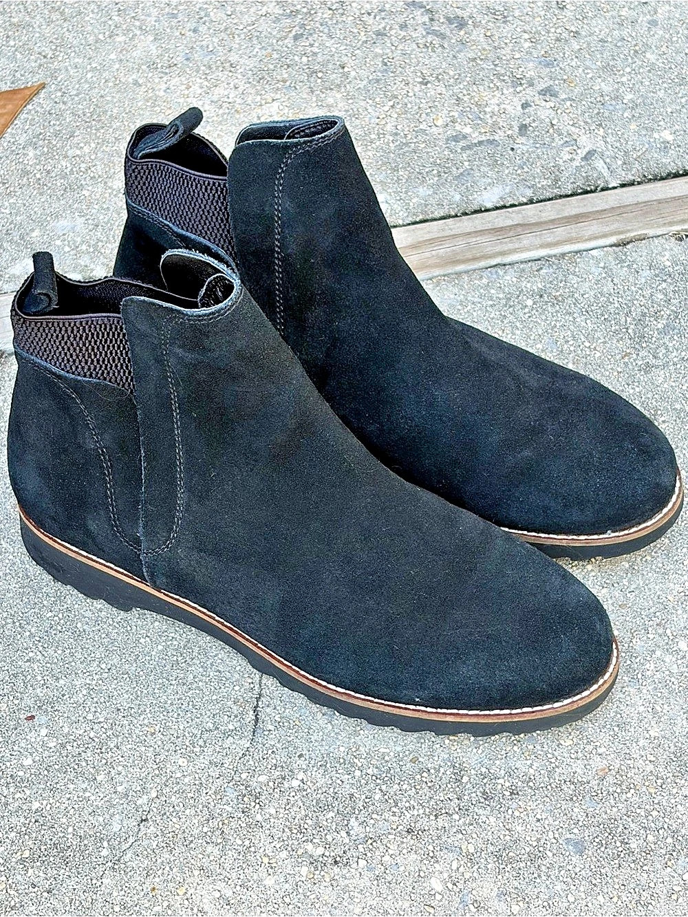 Blondo Waterproof Black Chelsea Ankle Boots